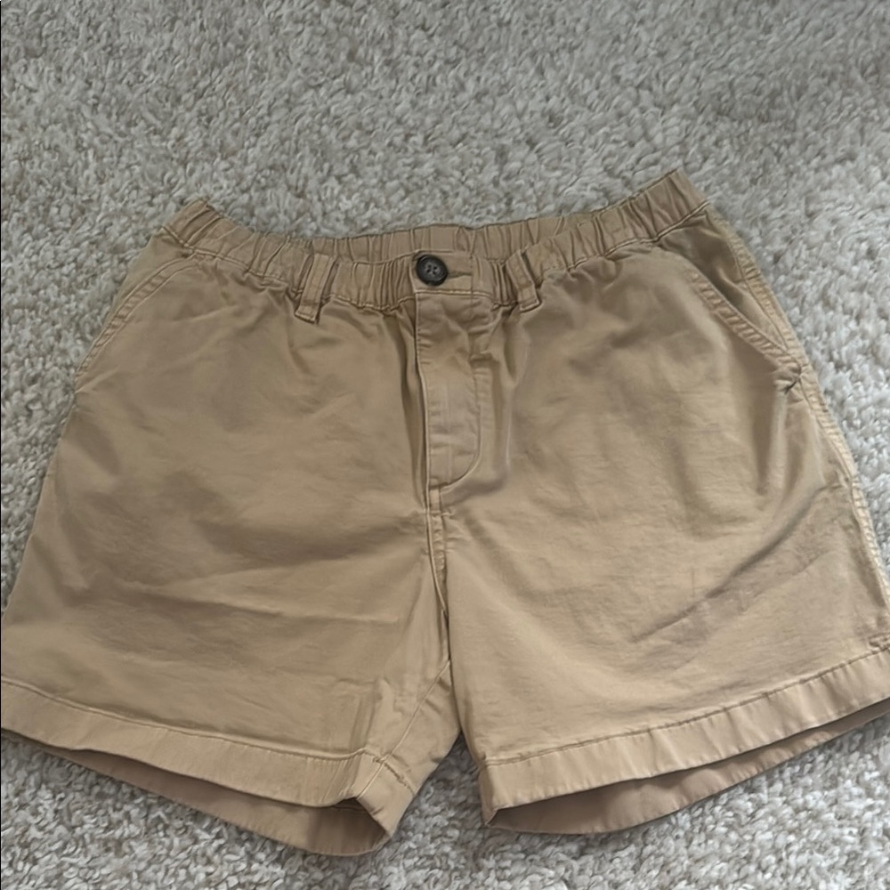 Chubbies Khaki Shorts with Button Detail